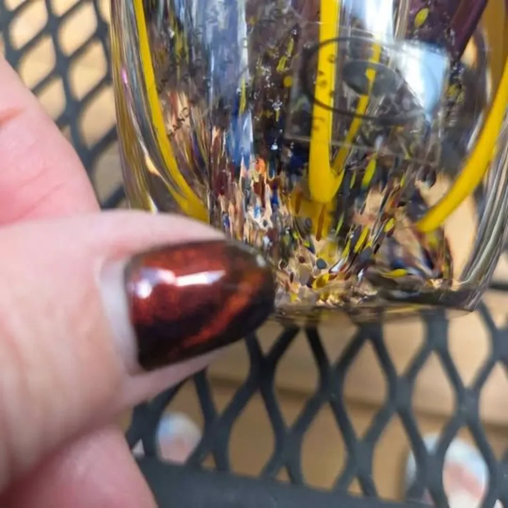 Ruffled edge Polish 24% crystal vase